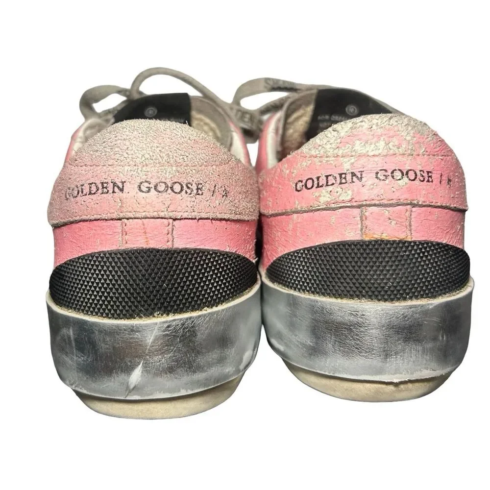 Golden Goose Superstar Leather Distressed Sneakers